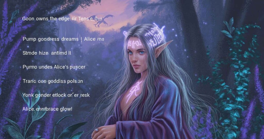 Alice Delish Goon Captions