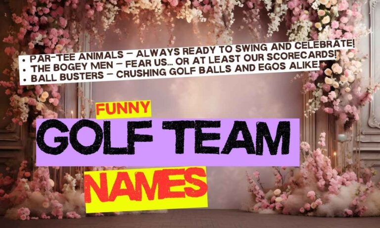 140+ Funny Golf Team Names and How to Name Them [2025 Update]
