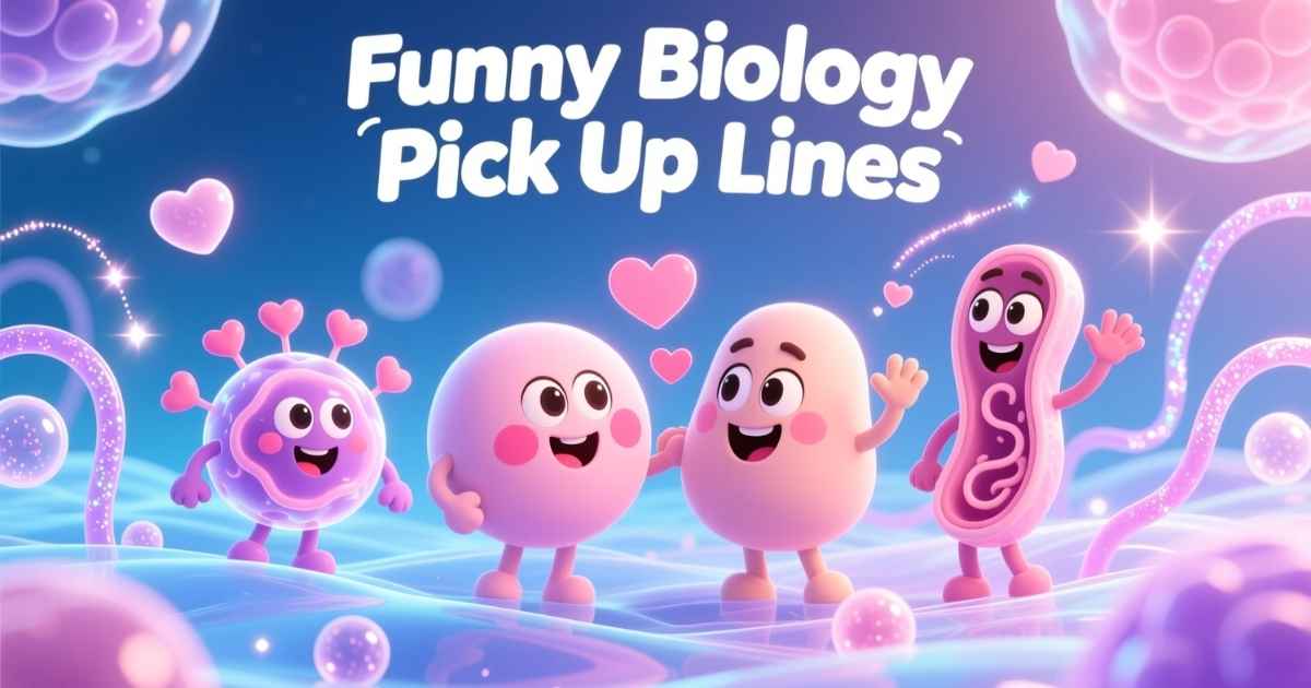 360+ Endoplasmic Reticulum Pick Up Lines in 2025