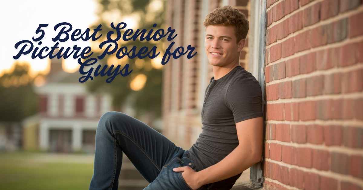 5 Best Senior Picture Poses for Guys | North Alabama, Georgia, and Tennessee Senior Photographer