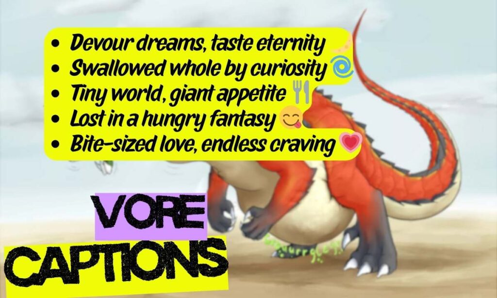 Creative Vore Captions for Every Mood 🧠 