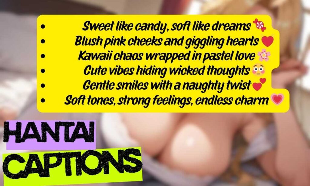 Pink, Kawaii, Girly Vibes Hentai Captions