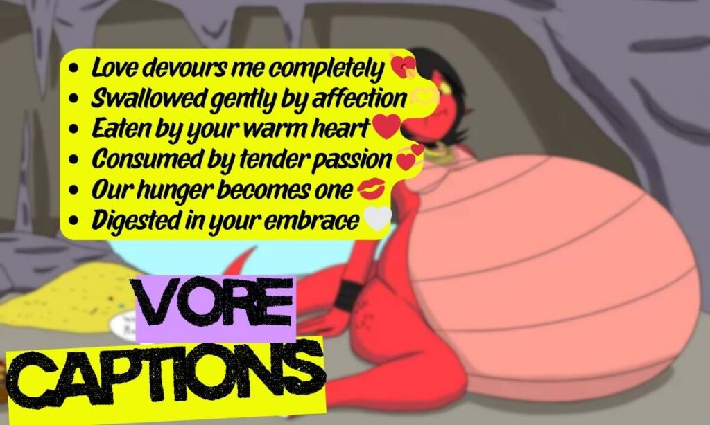 Romantic Vore Captions to Stir Emotions ❤️ 